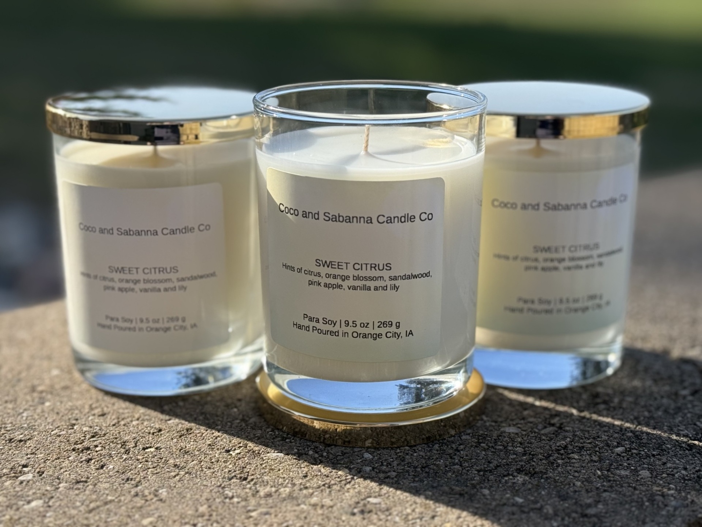 Sweet Citrus — Citrus · Orange Blossom · Sandalwood · Lily candle